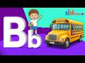A For Apple B For Ball Phonics Song | ABC Learning for Kids with Music &amp; Animation