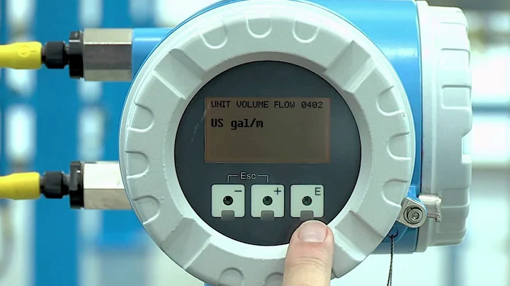 Changing System Units – Promass 83