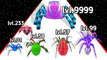 Master Spider Web Shoot Run Level Up Spider 3D  Max Level Gameplay