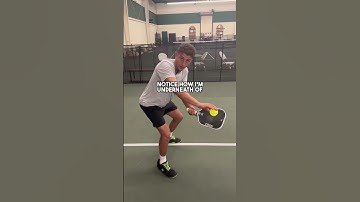 How to deal with your opponents slice in Pickleball! 🍕🏆 #pickleball #pickleballtips