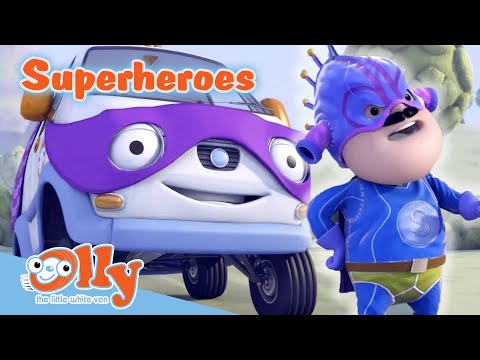 Cars for Kids - Olly and Stan the Superheroes! | Transport for Kids | Olly the Little White Van