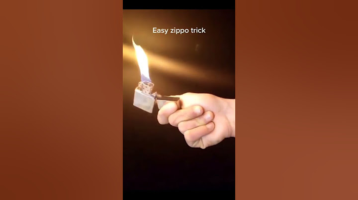 Easy Zippo Trick