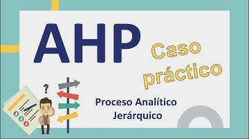 Proceso Analítico Jerárquico (AHP) | Caso práctico Excel