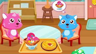 Baby Panda’s Summer Café - Become a café host and serve customers | BabyBus Games screenshot 4