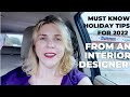 Must Know Holiday Tips For 2022