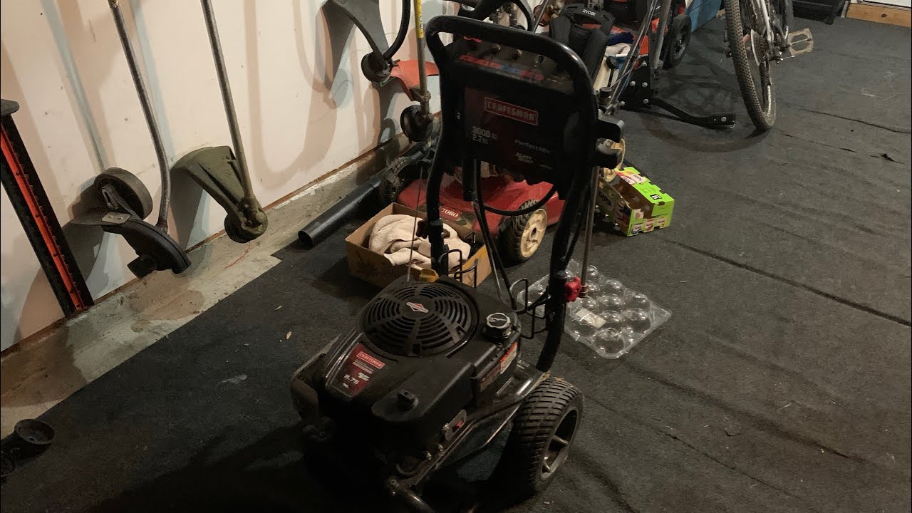 FREE Craftsman 3000 PSI Pressure Washer Initial Look At - YouTube