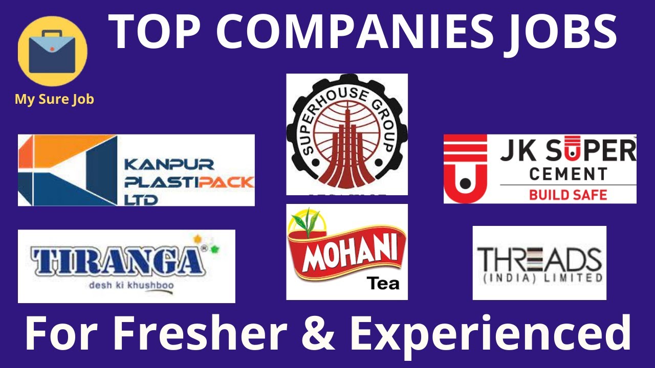 Top Companies Jobs Jobs in Kanpur Job for Experienced YouTube