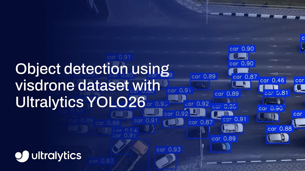 How to train Ultralytics YOLO26 on the VisDrone Dataset using the Ultralytics Platform | Vision AI 🚁
