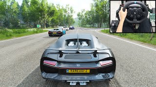 Bugatti Chiron - Forza Horizon 4 | New Logitech g923 gameplay