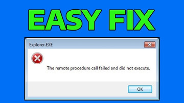 How To Fix The Remote Procedure Call Failed and Did Not Execute Error in Windows