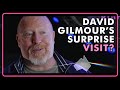 How did steve react to david gilmours surprise visit