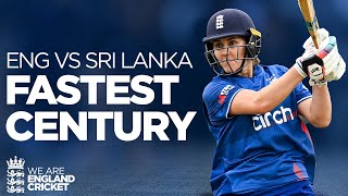 💯 FASTEST Women’s Century | Nat Sciver-Brunt ODI Ton vs Sri Lanka IN FULL