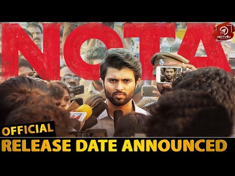 OFFICIAL: NOTA Release Date | Vijay Deverakonda | Anand Shankar