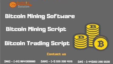 Best Bitcoin Mining Software | Bitcoin Mining Script - Bitcoin Trading Script (2018)