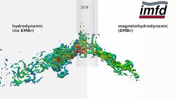 Scale-resolved simulation of turbulent magnetohydrodynamic jet flow from a bifurcated nozzle