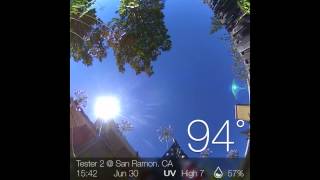 Bloomsky real-time weather camera 6.30 tester2 location @san ramon, ca
learn more at bloomsky.com now pre-order and crowd funding on
kickst...