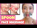 10mins spoon face massage for glowing skin wrinkles reduce laugh lines eye bags