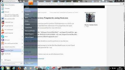 Generating File/Directory Fragments in a Wix project using Heat.exe