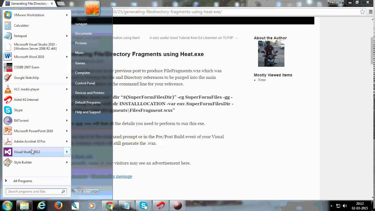 Generating Wix XML with Template Wizard