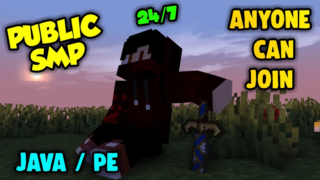 Minecraft Smp Live Stream | Cracked Public SMP For Java and Pe 24/7 ...