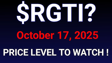 RGTI Stock (Rigetti Computing, Inc.) RGTI Stock Technical Analysis | October 17, 2025