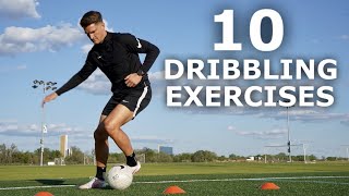 Improve Your Dribbling | 10 Easy Close Control Dribbling Exercises