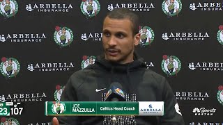Joe Mazzulla PostGame Interview | Boston Celtics vs Utah Jazz