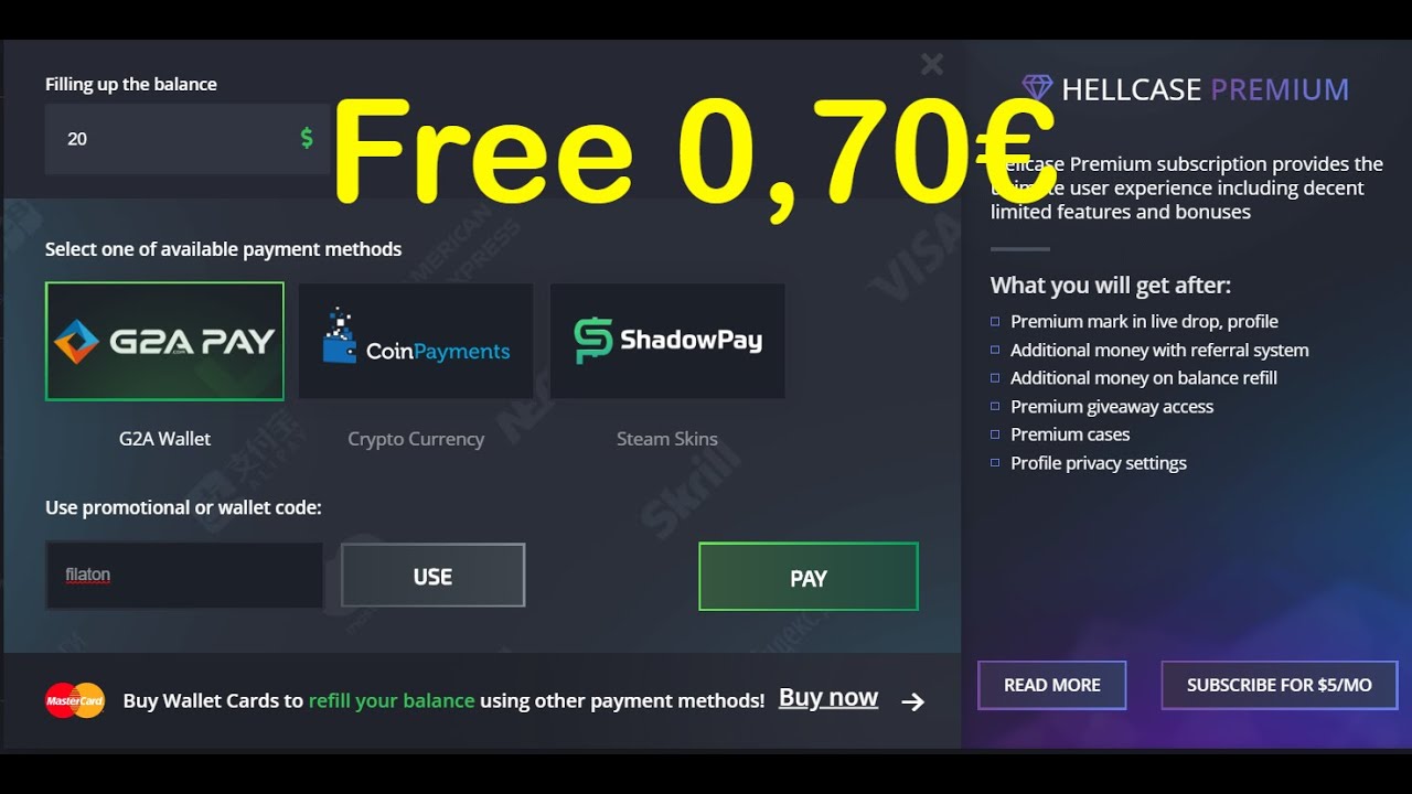 HELLCASE PROMO CODE - YouTube