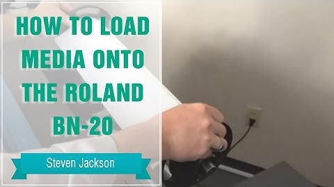 How to Load Media onto the Roland BN-20