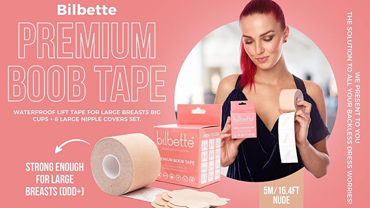 Bilbette Premium Boob Tape for Big Breasts