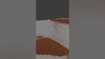 sand simulation in blender  #animation #blender #blender2danimation  #blenderstudio #blender3d