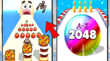 Unique Mobile Gameplay Comparison Which Android,iOS Games Is Better: Sandwich Runner OR A-Z Run 2048