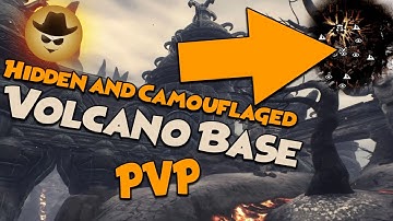 Hidden and Camouflaged Volcano Base | CONAN EXILES