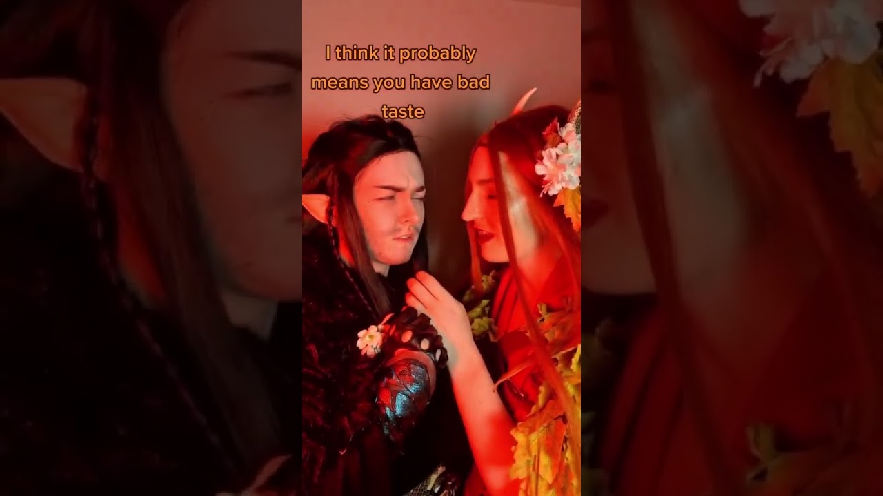 🥹Keyleth confessing her hesitations to Vax 💕Critical Role Vox Machina cosplays #shorts
