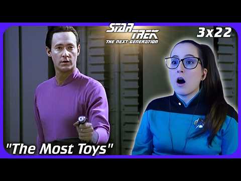 🖖Star Trek: The Next Generation 3x22 The Most Toys REACTION