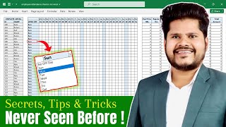 🔥 Fully Automated ATTENDANCE Sheet With OVERTIME in Excel | Attendance Sheet in Excel