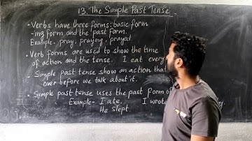 Class III # English Grammar # Chapter 13(The Simple Past Tense)