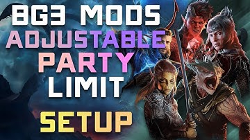Baldur’s Gate 3 🎮: How to Install Adjustable Party Limit Mod with One-Click Install!