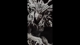 Palemask Warden Comes to Life in PAP10 Grey Resin