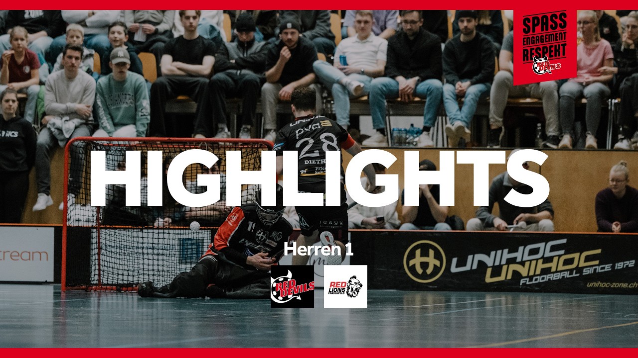 herren 1. liga playoffs: red devils vs. red lions frauenfeld (9:2), 22.2.2026 | highlights