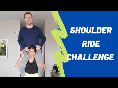 SHOULDER RIDE CHALLENGE || Couples Edition