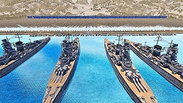 WW2 ARMY WITH HYDRA & NAVY BATTLE SHIP vs 3,000,000 NAZI ZOMBIES - Ultimate Epic Battle Simulator 2