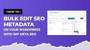 How to Bulk Edit SEO Metadata on Your WordPress Website with WP Meta SEO