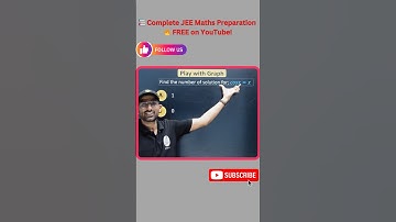 Let’s Play with Graphs! number of solution of cosx = x #jeemains #maths #mathmetics