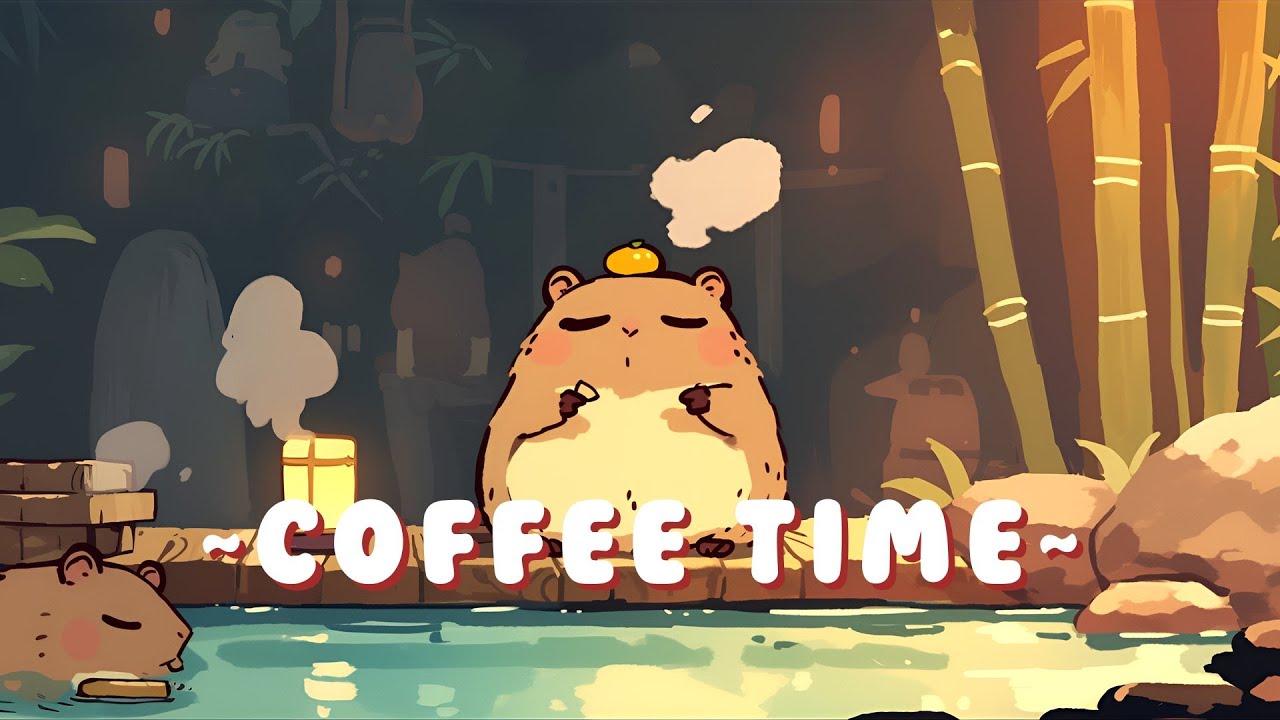 [60 Minutes] Capybara Chill Radio | Cozy Beats for Relaxation 🦫 🎧 ✨ | Sleep Aid