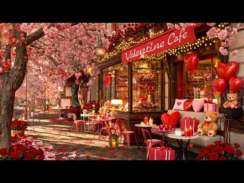 Spring And Love Smooth Jazz At A Cozy Valentine Cafe Ambience For Relaxation And Sweet Moments 