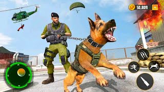 Army Dog Commando Shooting Game, Chase And Catch The Thief, Shoot Gangster In The Town | Gameplay HD screenshot 2