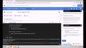 .NET APPLICATION - PART 1 | Tech Beginners | GOOGLE CLOUD PLATFORM | .NET App Engine