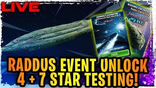 Amilyn Holdo's Raddus Unlock and 4+7 Star Testing LIVE! Admiral's Maneuver Event!