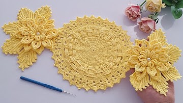 Full Tutorial Crochet Table runner Trend 2025 🧶 Step By Step Tutorial Crochet Table runner